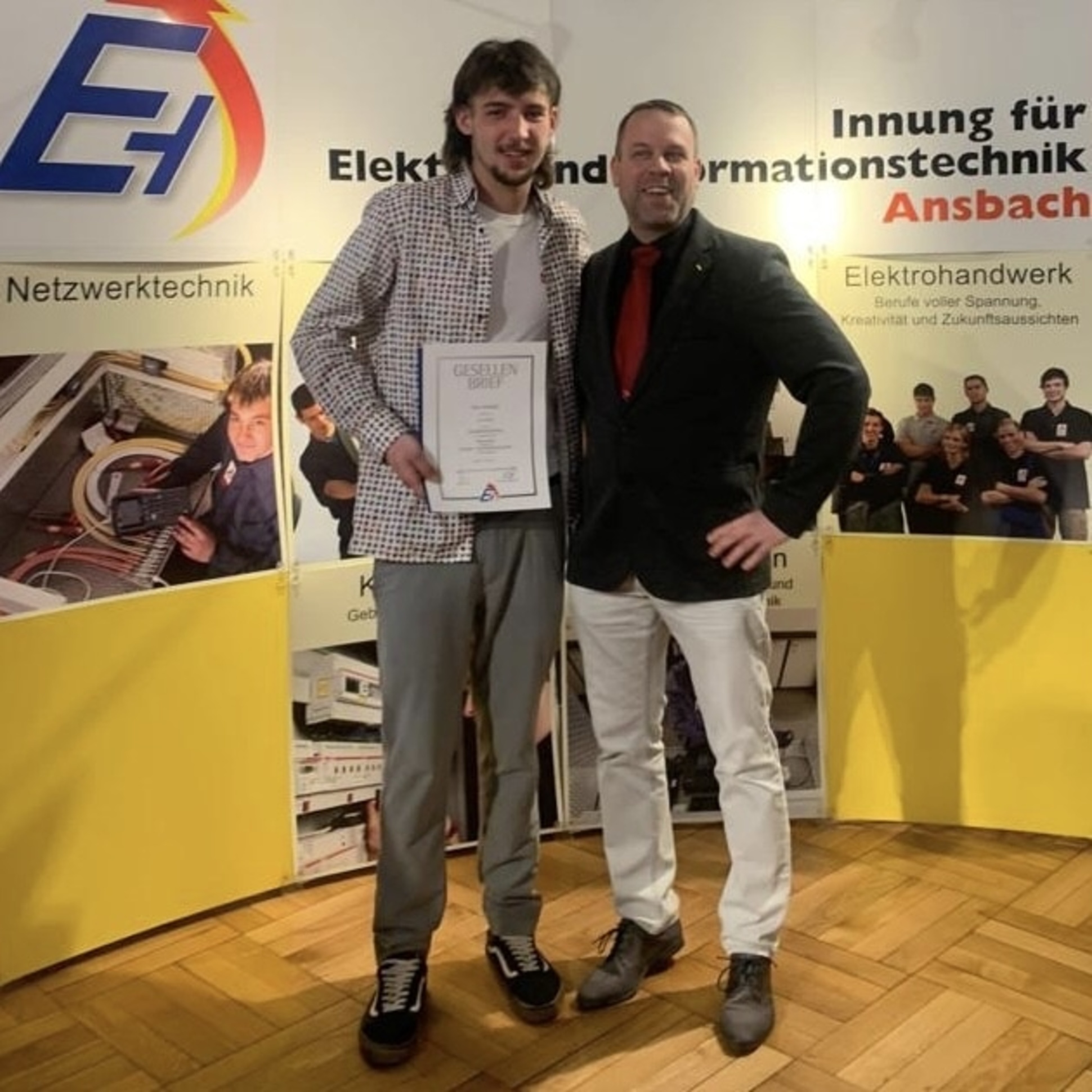 März 2023 - Max hat die Prüfung bestanden bei Pickel Elektro- und Sanitär GmbH in Leutershausen